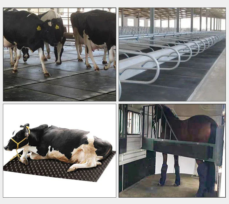 Heavy-duty Rubber Floor Horse Matting Sheets Puzzle Cow Stable Mat Rubber Tiles Stall Mats