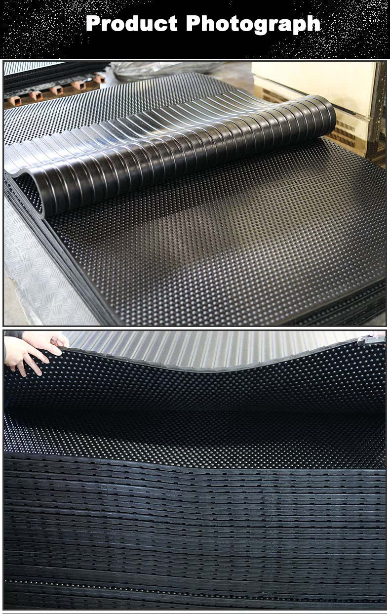 Heavy-duty Rubber Floor Horse Matting Sheets Puzzle Cow Stable Mat Rubber Tiles Stall Mats