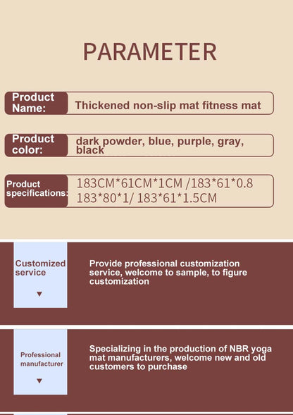 Large 200cm Custom Logo Print Soft Foam NBR PU Leather Natural Rubber Matt Yoga Mat with Carrying Strap